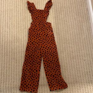 Hanna Andersson Ruffle Corduroy Overalls